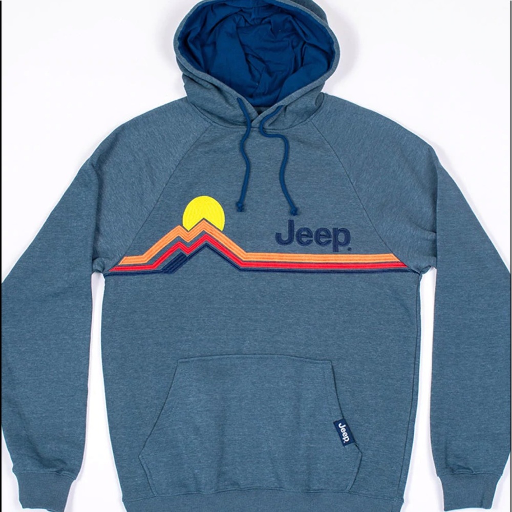 JEEP - MOUNTAIN STRIPE RAGLAN HOODIE
